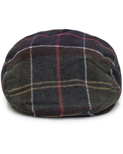 Barbour Checked-detailed Hat - Black