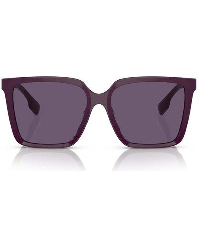 Burberry Square Frame Sunglasses - Purple