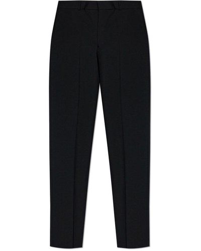 Alexander McQueen Tailored Tapered Trousers - Black
