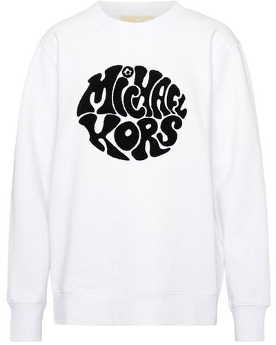 Michael Kors White Sweatshirt - Black