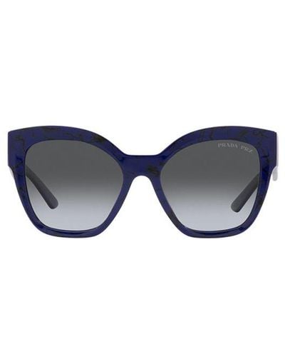Prada Pr 17zs Square-frame Acetate Sunglasses - Blue