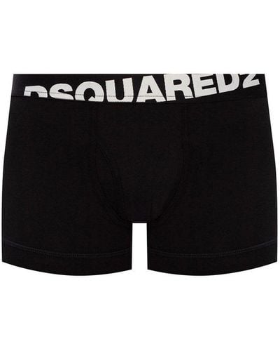 DSquared² Logo Boxers - Black