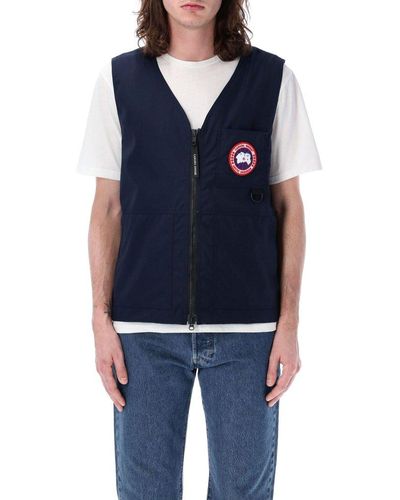 Canada Goose Canmore Zip Up Vest - Blue