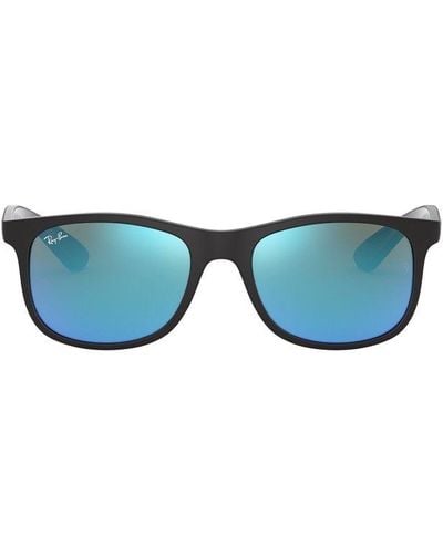 Ray-Ban Junior Rectangle Frame Sunglasses - Black