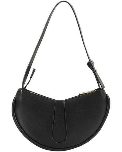 THEMOIRÈ Ebe Zipped Shoulder Bag - Black