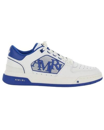 Amiri Logo Embossed Low-top Trainers - White