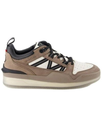 Moncler Pivot Panelled Trainers - Brown