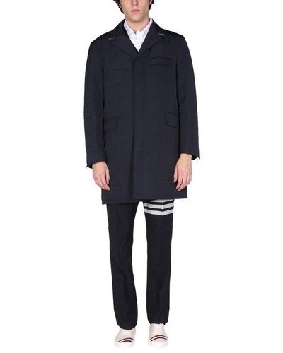 Thom Browne Blue Trench Coat