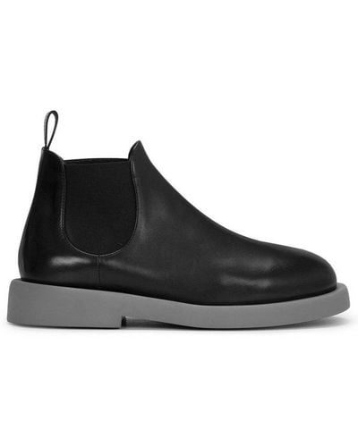 Marsèll Gommello Two-tone Ankle Boots - Black