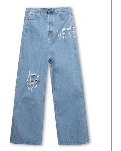 Vetements Baggy-Fit Jeans - Blue