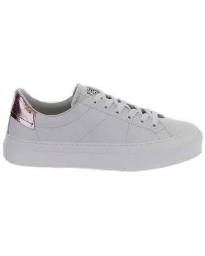 Givenchy Low-top Lace-up Sneakers - Gray