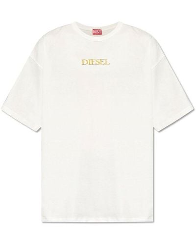 DIESEL T-boxt-q20 Crewneck T-shirt - White