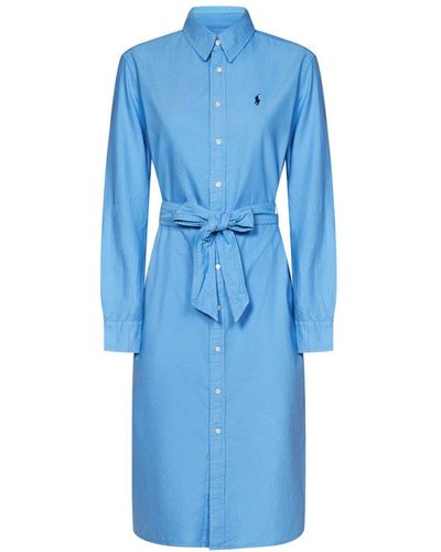 Polo Ralph Lauren Midi Dress - Blue