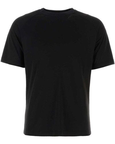Zegna Short Sleeved Crewneck T-shirt - Black