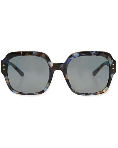 Tory Burch Square Frame Sunglasses - Grey