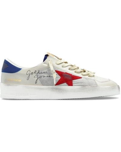 Golden Goose Star Patch Low-top Trainers - Grey