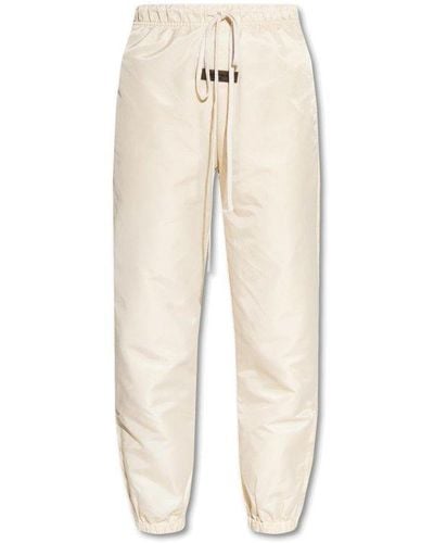 Fear Of God Track Trousers With Logo - White