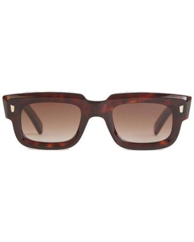 Cutler and Gross Rectangular Frame Sunglasses - Multicolour