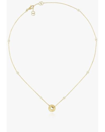 Gucci Icon Heart Necklace - White