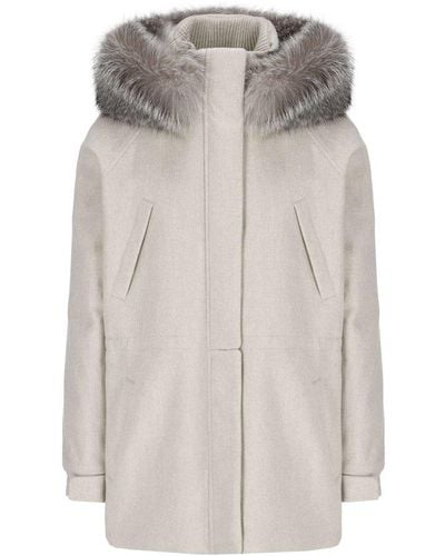 Loro Piana Hooded Coat - Gray
