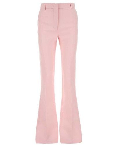 Valentino Mid-rise Flared Pants - Pink