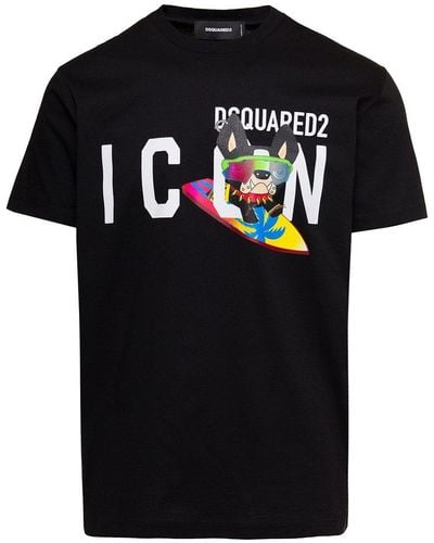 DSquared² Icon Ciro Cool T-shirt - Black