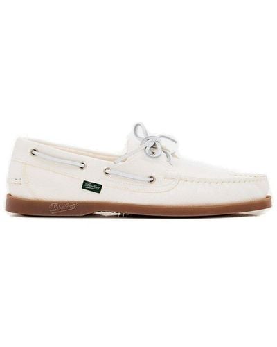 Paraboot Round Toe Loafers - White