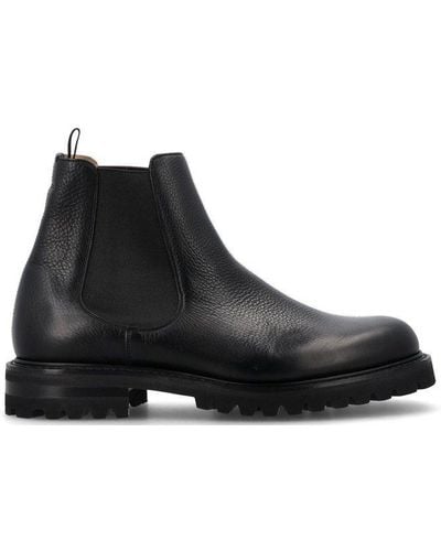 Church's Round-toe Chelsea Boots - Black