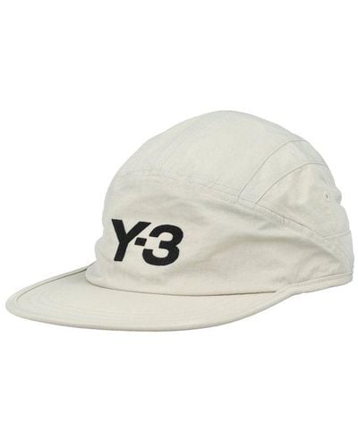 Y-3 Logo Cap - White