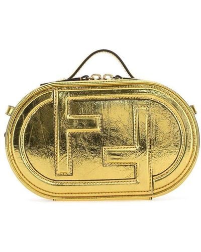 Fendi O'lock Moni Camera Bag - Metallic