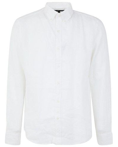 Michael Kors Slim Fit Long-sleeved Shirt - White