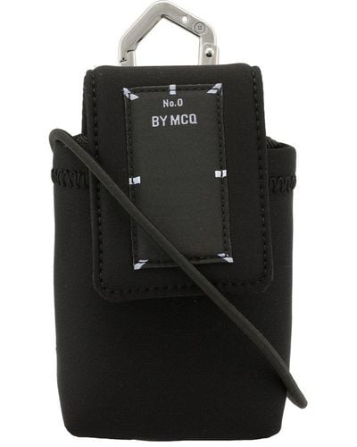 McQ Logo-print Strapped Pouch - Black