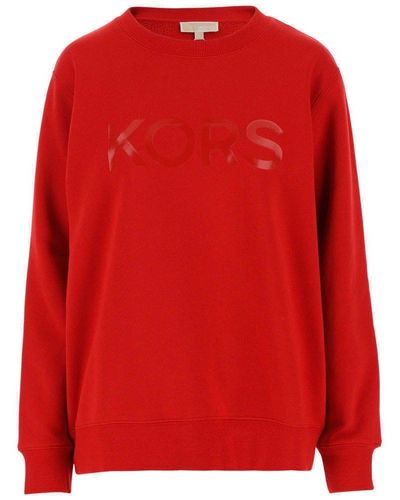 MICHAEL Michael Kors Organic Cotton Blend Sweatshirt - Red