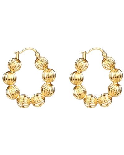 Tory Burch Roxanne Gold Color Earrings - Metallic