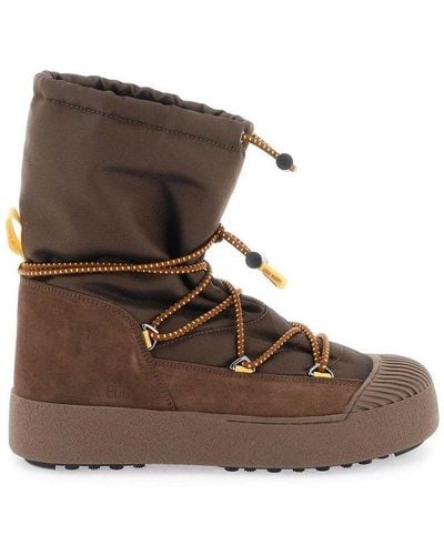 Moon Boot Mtrack Polar Panelled Boots - Brown