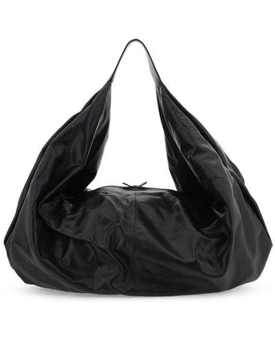 Fear Of God Zip-up Large Shell Shoulder Bag - Black