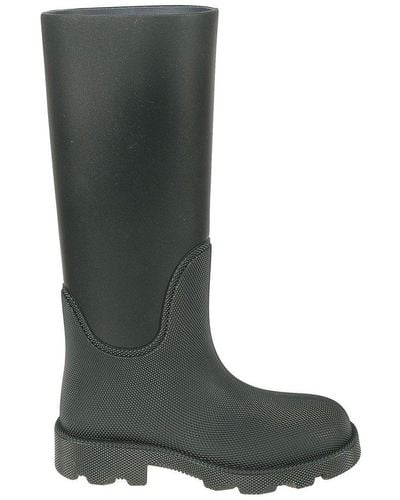Burberry Marsh Pull-on Rain Boots - Green