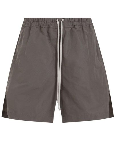 Rick Owens Nylon Boxer Shorts - Grey