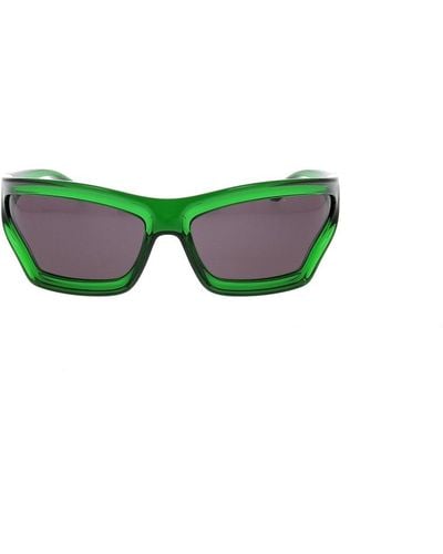 Loewe Irregular X Paula's Ibiza Irregular Frame Sunglasses - Green
