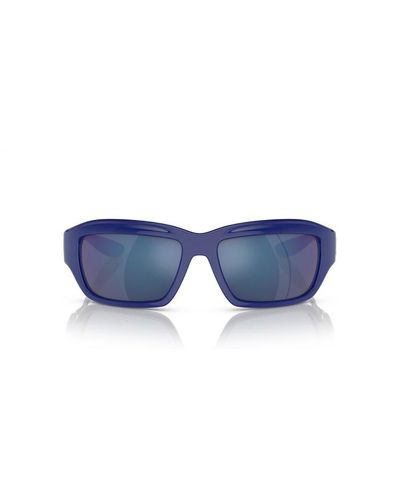 Dolce & Gabbana Rectangular Frame Sunglasses - Blue