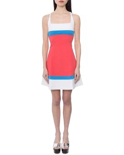 DSquared² Jersey Stretched Mini Dress - Red