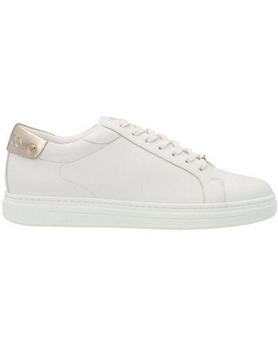 Jimmy Choo Rome Lace-up Trainers - White