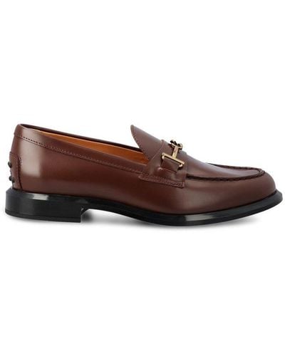 Tod's Round-toe Loafers - Brown