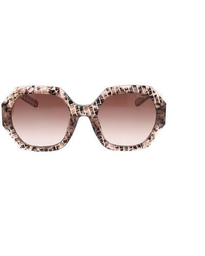 Chopard Eyewear Oversized Round Frame Sunglasses - Black