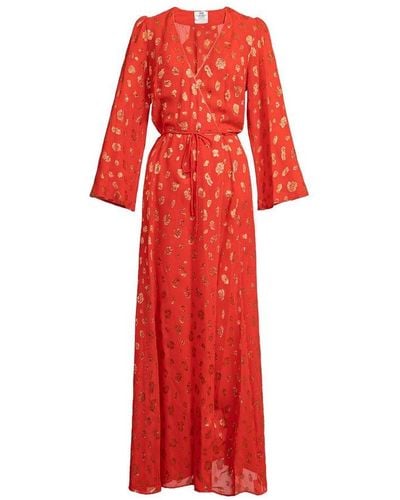 Forte Forte All-over Printed Maxi Dress - Red