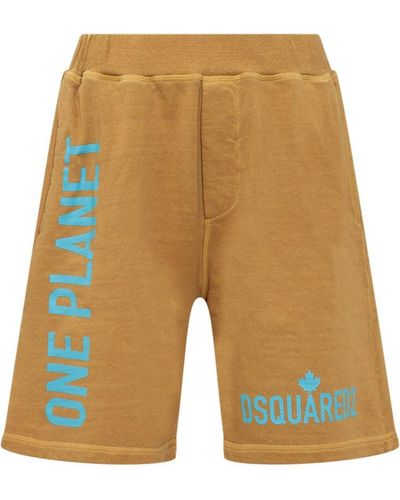 DSquared² One Life One Planet Shorts - Yellow