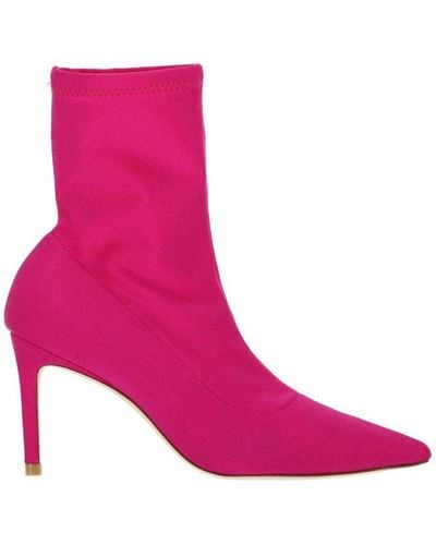 Stuart Weitzman Stuart Stretch Heel Boots - Pink