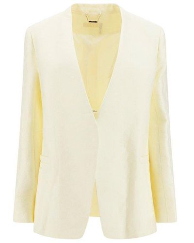Chloé Buttonless Tailored Jacket - Yellow