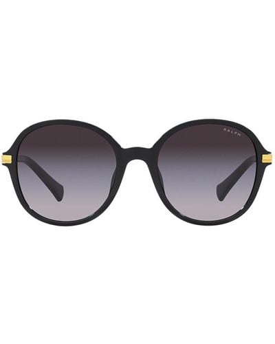 Ralph Lauren Round Frame Sunglasses - Black