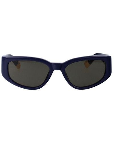 Jacquemus Rectangle Frame Sunglasses - Black